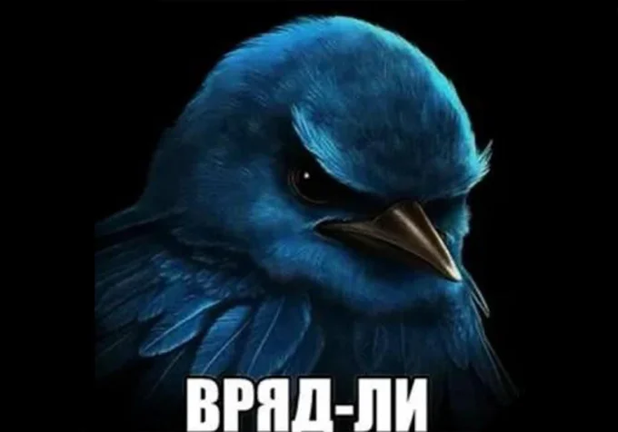 синяя птица вряд ли