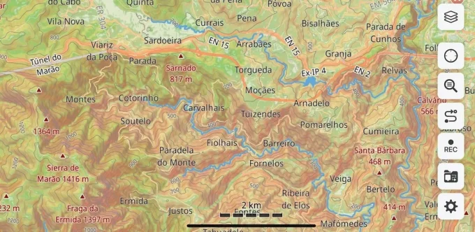 Интерфейс приложения Guru Maps