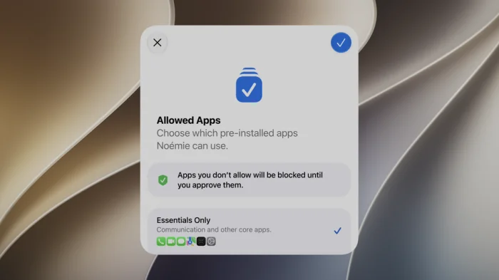 Детские аккаунты iOS